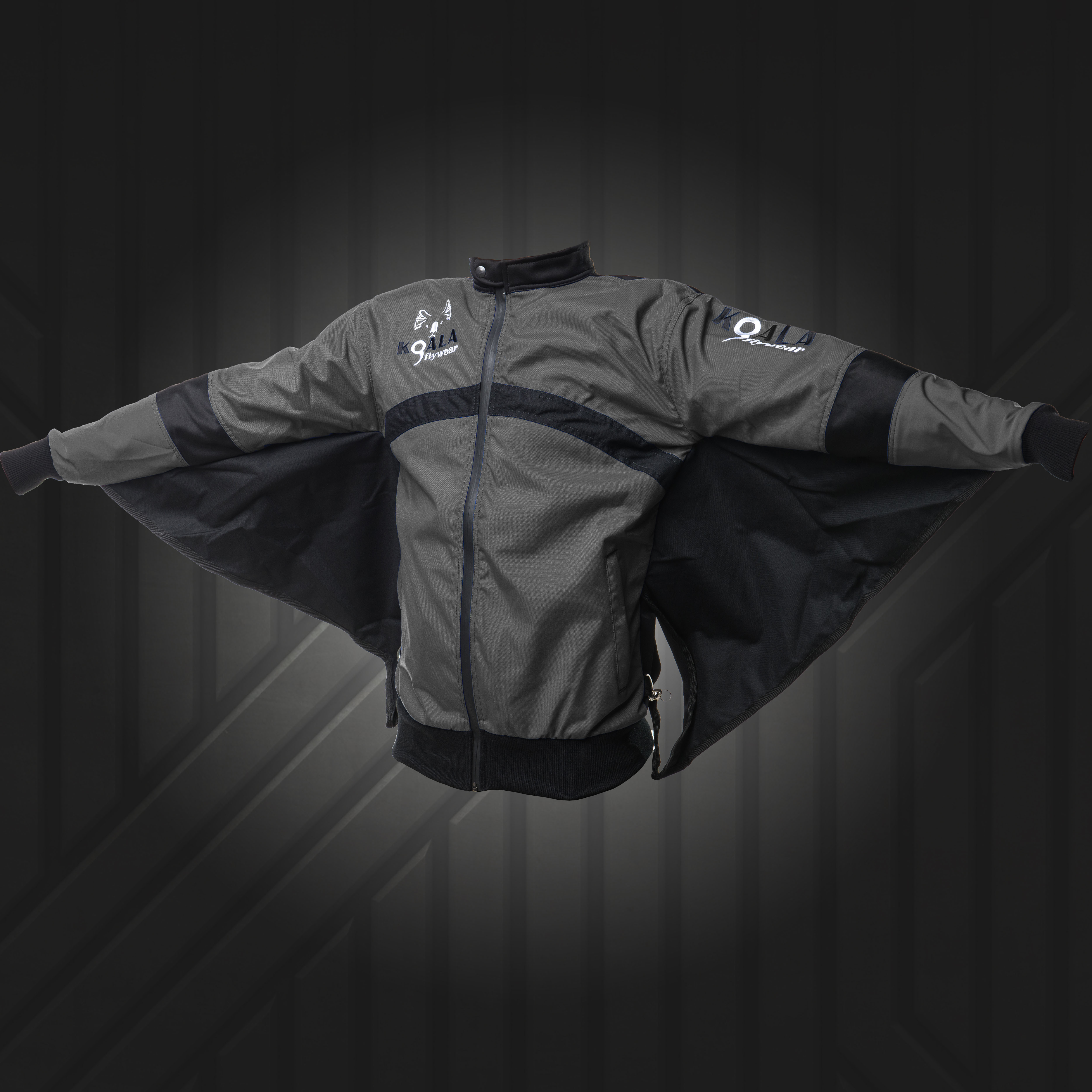 Skydiving camera jacket Gray